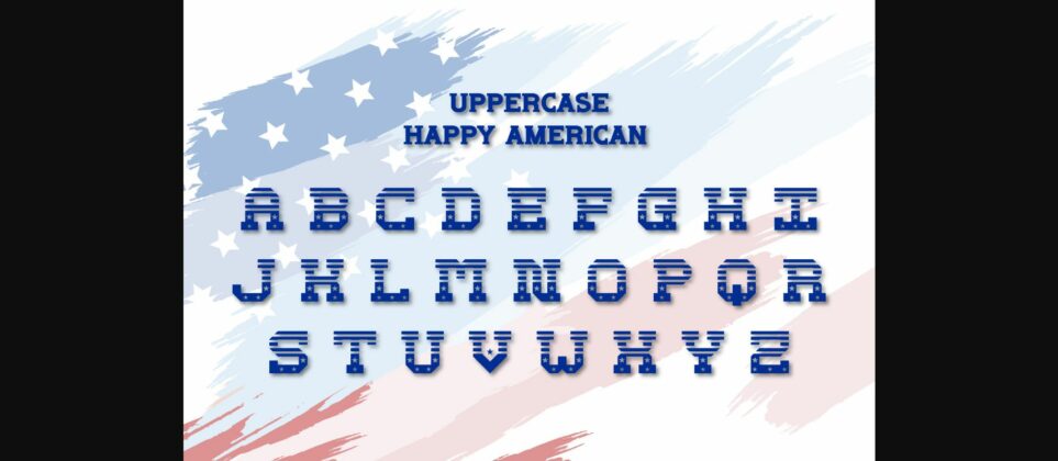Happy American Font Poster 4