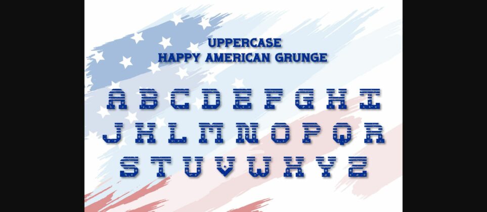 Happy American Font Poster 7