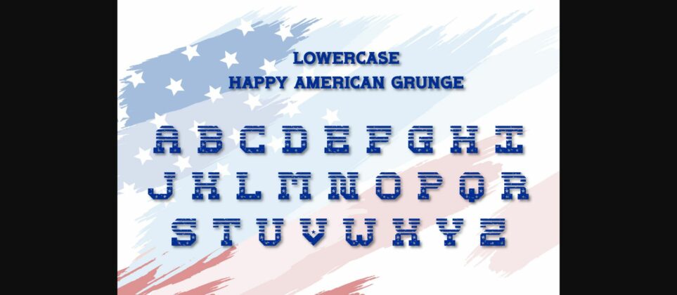 Happy American Font Poster 8