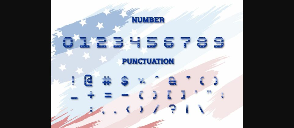 Happy American Font Poster 9