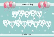 Happy Birthday Font Poster 1