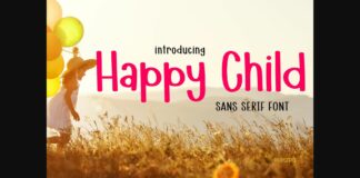 Happy Child Font Poster 1