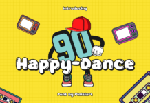 Happy Dance Font Poster 1