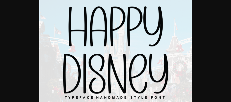 Happy Disney Font Poster 3