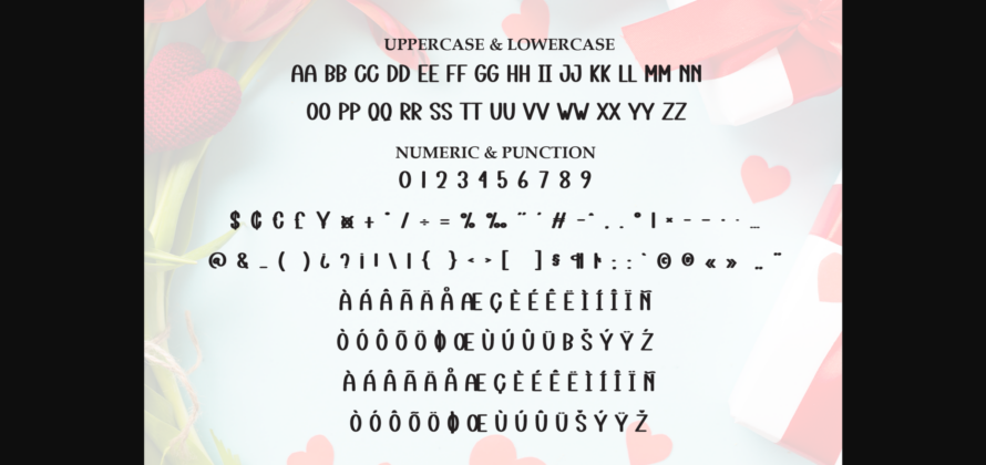Happy February Font Poster 9