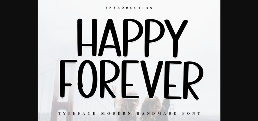 Happy Forever Font Poster 3