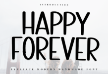 Happy Forever Font Poster 1
