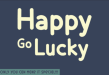 Happy Go Lucky Font Poster 1