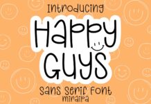 Happy Guys Font Poster 1
