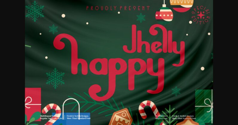 Happy Jhelly Font Poster 3