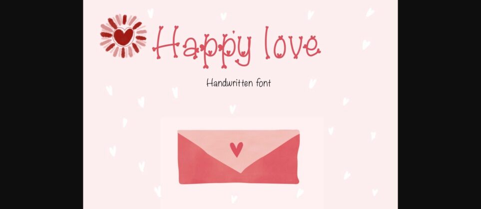 Happy Love Font Poster 3