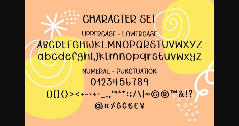 Happy Morning Font Poster 7