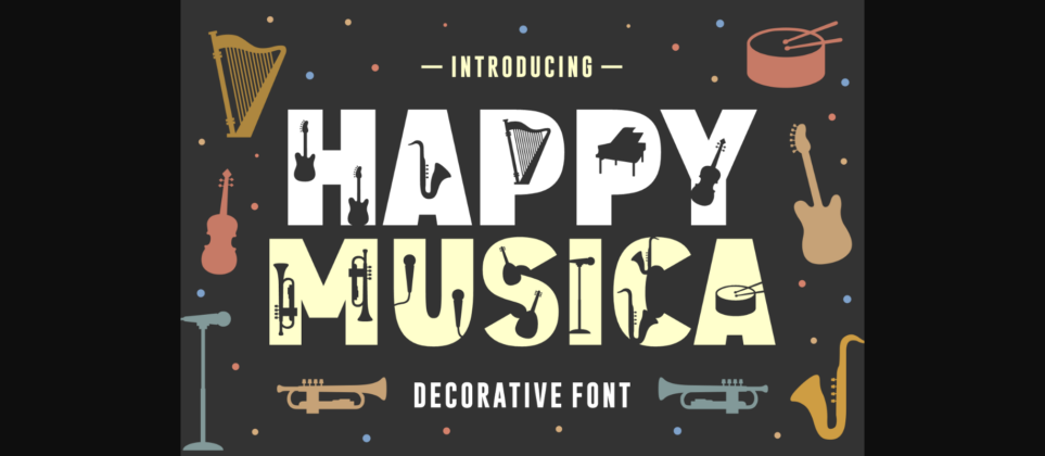 Happy Musica Font Poster 1
