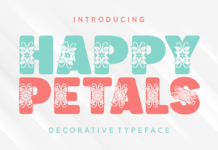 Happy Petals Font Poster 1