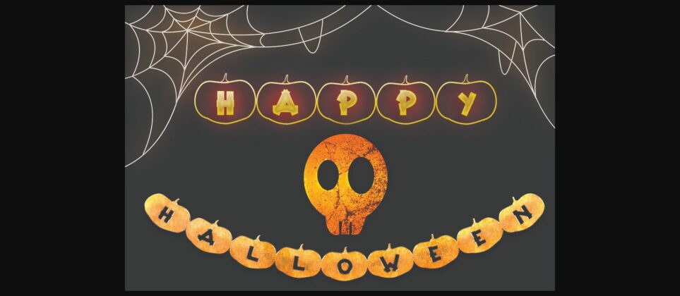Happy Pumpkins Font Poster 6