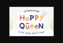 Happy Queen Font Poster 1