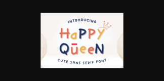 Happy Queen Font Poster 1