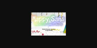 Happy Sans Font Poster 1