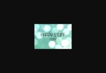 Happy Stuff Font Poster 1