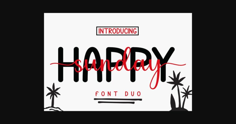 Happy Sunday Font Poster 3