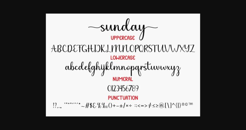 Happy Sunday Font Poster 6