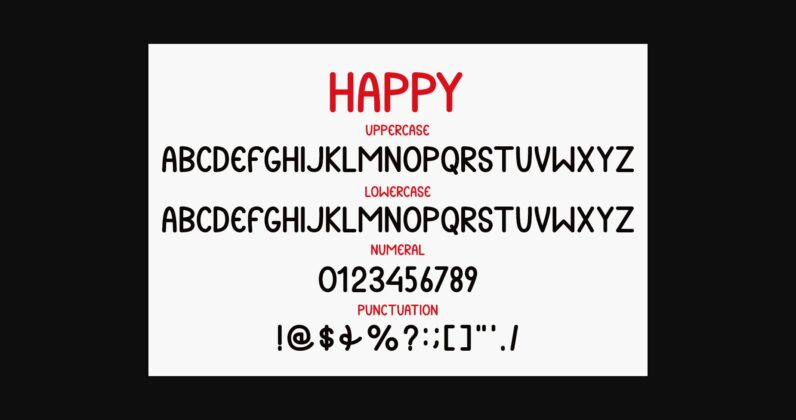 Happy Sunday Font Poster 8