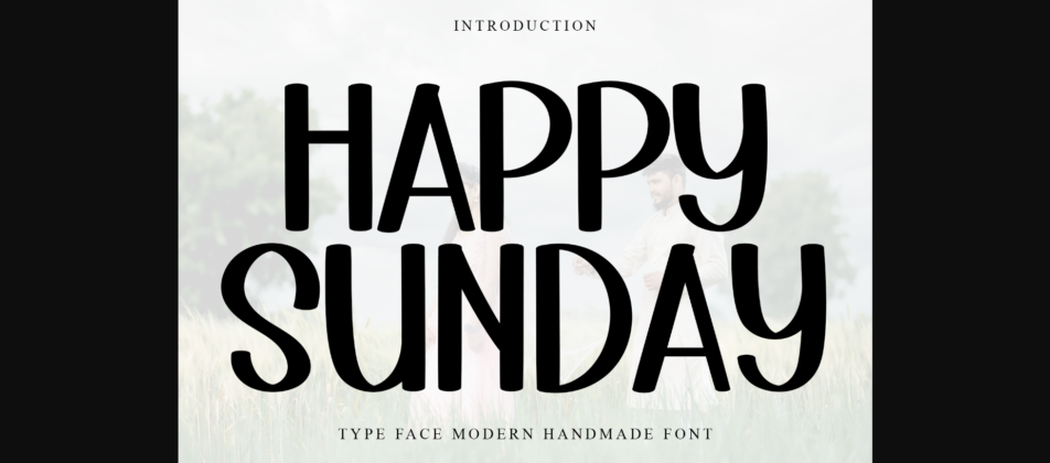 Happy Sunday Font Poster 3