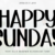 Happy Sunday Font