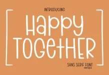 Happy Together Font Poster 1