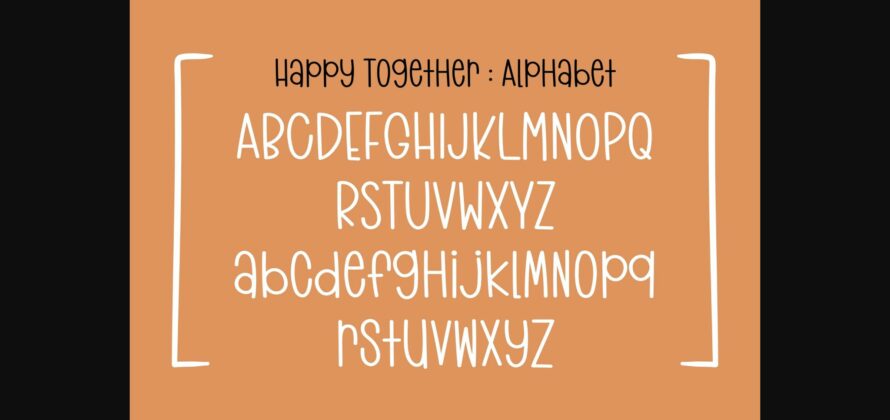 Happy Together Font Poster 5