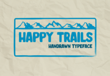 Happy Trails Font Poster 1