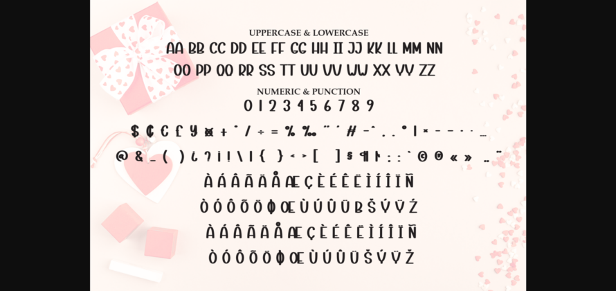 Happy Valentine Font Poster 9