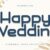 Happy Wedding Font