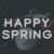 Happy Spring Font