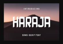 Haraja Font Poster 1