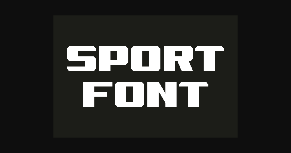 Hard Sport Font Poster 4
