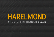 Harelmond Font Poster 1