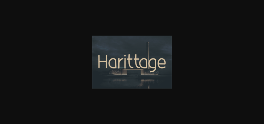 Harittage Font Poster 3
