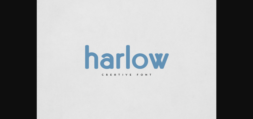 Harlow Font Poster 3