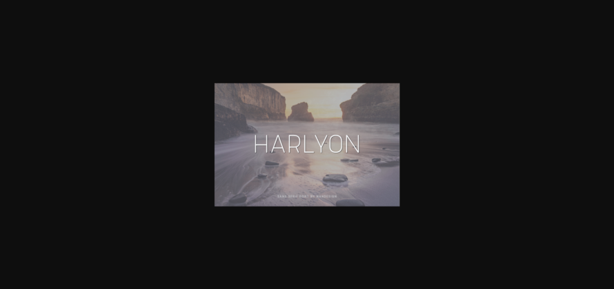 Harlyon Font Poster 3