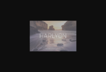 Harlyon Font Poster 1