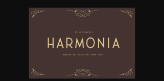 Harmonia Font Poster 1