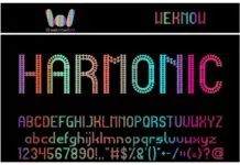 Harmonic Font Harmonic Font Poster 1
