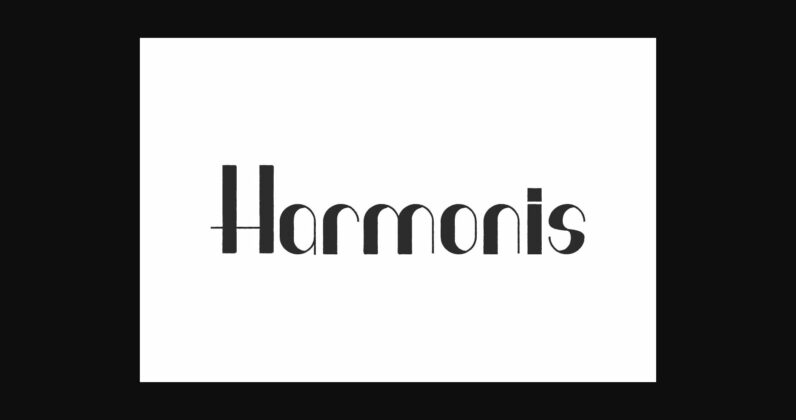 Harmonis Font Poster 1