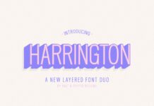 Harrington Family Font Poster 1