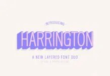 Harrington Family Font Harrington Family Font Poster 1