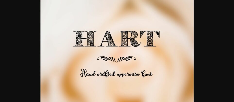 Hart Font Poster 10