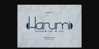 Harumi Font Poster 1