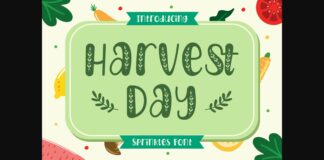 Harvest Day Font Poster 1