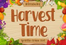 Harvest Time Font Poster 1